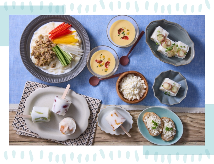 夏につくりたい 牛乳アレンジレシピ