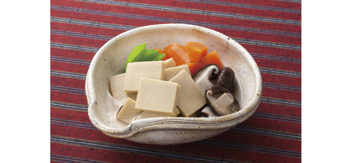 高野豆腐の炊き合わせ 健康な食 をデザインする ビオサポレシピ