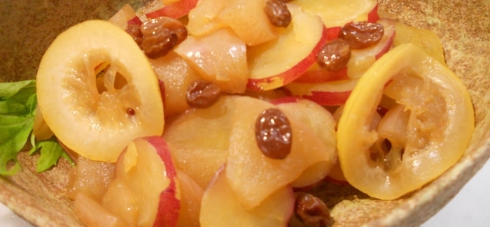 サツマイモとりんごのレモン煮 健康な食 をデザインする ビオサポレシピ