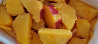 みかんジュ－ス煮のサツマイモ