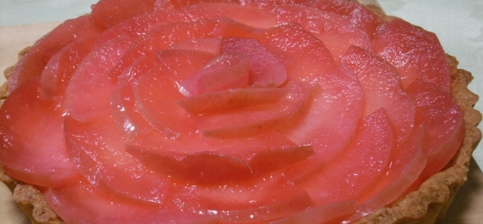 紅玉りんごのバラの花のタルト 健康な食 をデザインする ビオサポレシピ