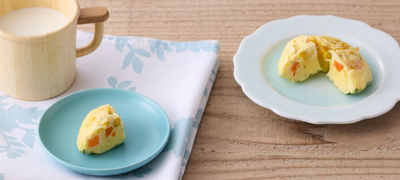 レンジでつくるミニオムレツ