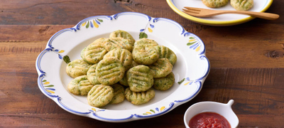 ブロッコリーのグリーンスナックニョッキ