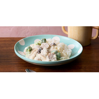 ミートボールの豆乳クリーム煮